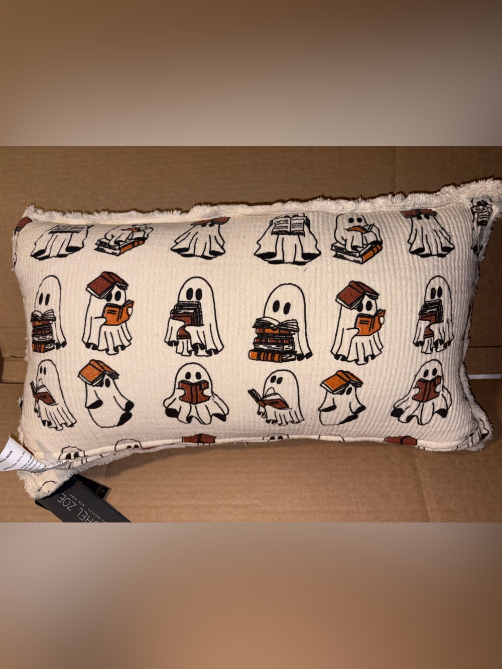 Rachel Zoe Ghost Reading Book Pillow